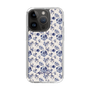 Slim Protection Case［ dazzlin - BlueFlower - Beige ］
