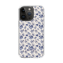 Slim Protection Case［ dazzlin - BlueFlower - Beige ］
