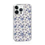 Slim Protection Case［ dazzlin - BlueFlower - Beige ］