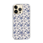 Slim Protection Case［ dazzlin - BlueFlower - Beige ］