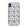 Slim Protection Case［ dazzlin - BlueFlower - Beige ］