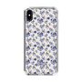 Slim Protection Case［ dazzlin - BlueFlower - Beige ］