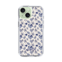 Slim Protection Case［ dazzlin - BlueFlower - Beige ］