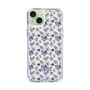 Slim Protection Case［ dazzlin - BlueFlower - Beige ］