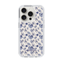 Slim Protection Case［ dazzlin - BlueFlower - Beige ］