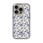 Slim Protection Case［ dazzlin - BlueFlower - Beige ］