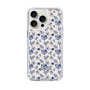 Slim Protection Case［ dazzlin - BlueFlower - Beige ］