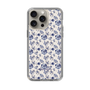 Slim Protection Case［ dazzlin - BlueFlower - Beige ］