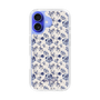 Slim Protection Case［ dazzlin - BlueFlower - Beige ］
