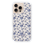 Slim Protection Case［ dazzlin - BlueFlower - Beige ］