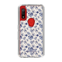 Slim Protection Case［ dazzlin - BlueFlower - Beige ］