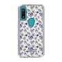Slim Protection Case［ dazzlin - BlueFlower - Beige ］
