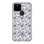 Slim Protection Case［ dazzlin - BlueFlower - Beige ］