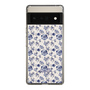 Slim Protection Case［ dazzlin - BlueFlower - Beige ］
