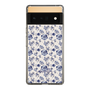 Slim Protection Case［ dazzlin - BlueFlower - Beige ］