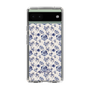 Slim Protection Case［ dazzlin - BlueFlower - Beige ］