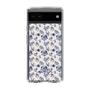 Slim Protection Case［ dazzlin - BlueFlower - Beige ］
