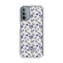Slim Protection Case［ dazzlin - BlueFlower - Beige ］