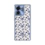 Slim Protection Case［ dazzlin - BlueFlower - Beige ］