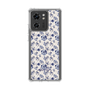 Slim Protection Case［ dazzlin - BlueFlower - Beige ］