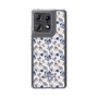 Slim Protection Case［ dazzlin - BlueFlower - Beige ］