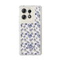 Slim Protection Case［ dazzlin - BlueFlower - Beige ］