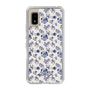 Slim Protection Case［ dazzlin - BlueFlower - Beige ］