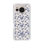 Slim Protection Case［ dazzlin - BlueFlower - Beige ］
