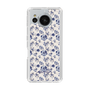 Slim Protection Case［ dazzlin - BlueFlower - Beige ］