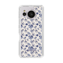 Slim Protection Case［ dazzlin - BlueFlower - Beige ］