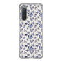 Slim Protection Case［ dazzlin - BlueFlower - Beige ］
