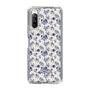 Slim Protection Case［ dazzlin - BlueFlower - Beige ］
