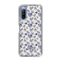 Slim Protection Case［ dazzlin - BlueFlower - Beige ］