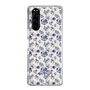 Slim Protection Case［ dazzlin - BlueFlower - Beige ］