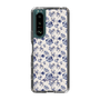 Slim Protection Case［ dazzlin - BlueFlower - Beige ］