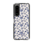 Slim Protection Case［ dazzlin - BlueFlower - Beige ］