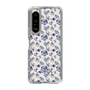 Slim Protection Case［ dazzlin - BlueFlower - Beige ］