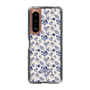 Slim Protection Case［ dazzlin - BlueFlower - Beige ］