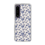 Slim Protection Case［ dazzlin - BlueFlower - Beige ］