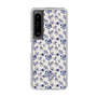 Slim Protection Case［ dazzlin - BlueFlower - Beige ］