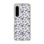 Slim Protection Case［ dazzlin - BlueFlower - Beige ］