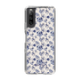 Slim Protection Case［ dazzlin - BlueFlower - Beige ］