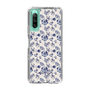 Slim Protection Case［ dazzlin - BlueFlower - Beige ］