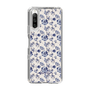 Slim Protection Case［ dazzlin - BlueFlower - Beige ］