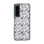 Slim Protection Case［ dazzlin - BlueFlower - Beige ］