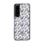 Slim Protection Case［ dazzlin - BlueFlower - Beige ］