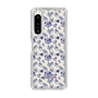 Slim Protection Case［ dazzlin - BlueFlower - Beige ］