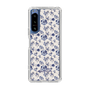 Slim Protection Case［ dazzlin - BlueFlower - Beige ］