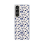 Slim Protection Case［ dazzlin - BlueFlower - Beige ］