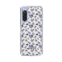 Slim Protection Case［ dazzlin - BlueFlower - Beige ］